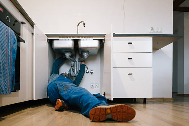 Professional Drain Cleaning technician working in Tarrytown, NY